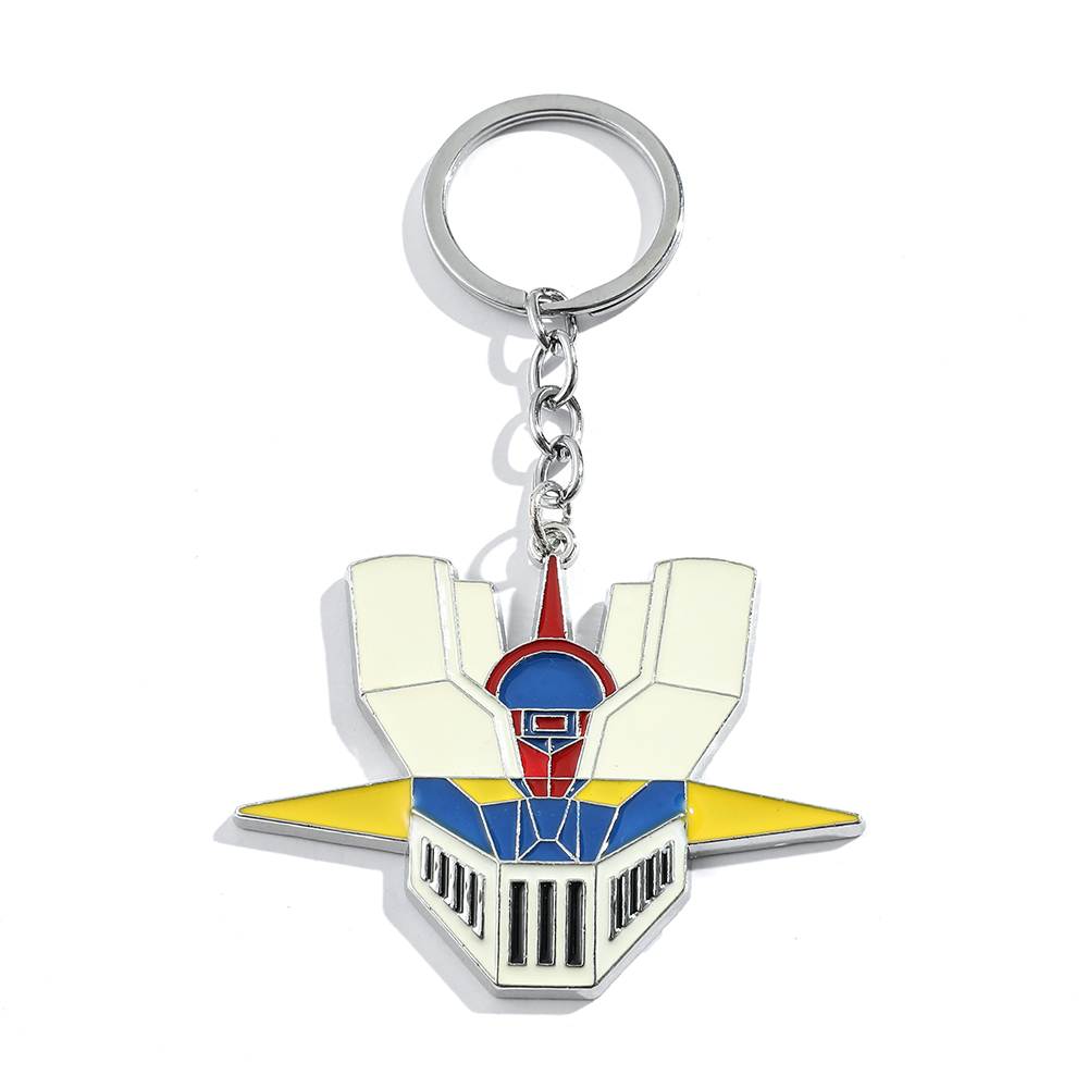 Car Accessories Girl - Anime Cartoon Warrior Robot Logo Keychain