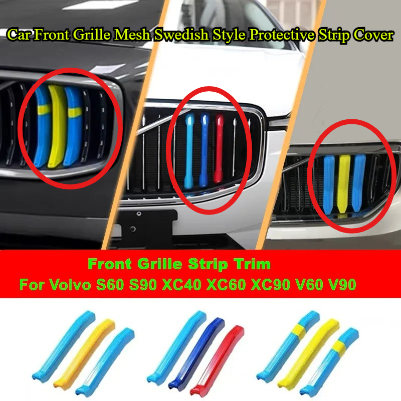 Volvo Car Accessories Xc90 - Car Front Grille Mesh Swedish Style