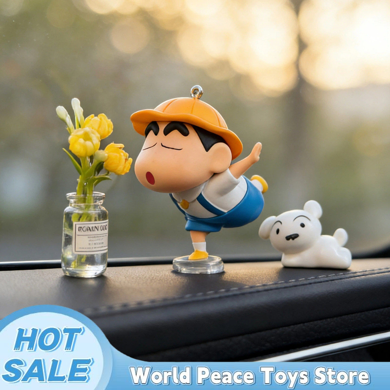 Car Accessories For Decoration - Crayon Shin-Chan Car Dashboard Ornaments Auto