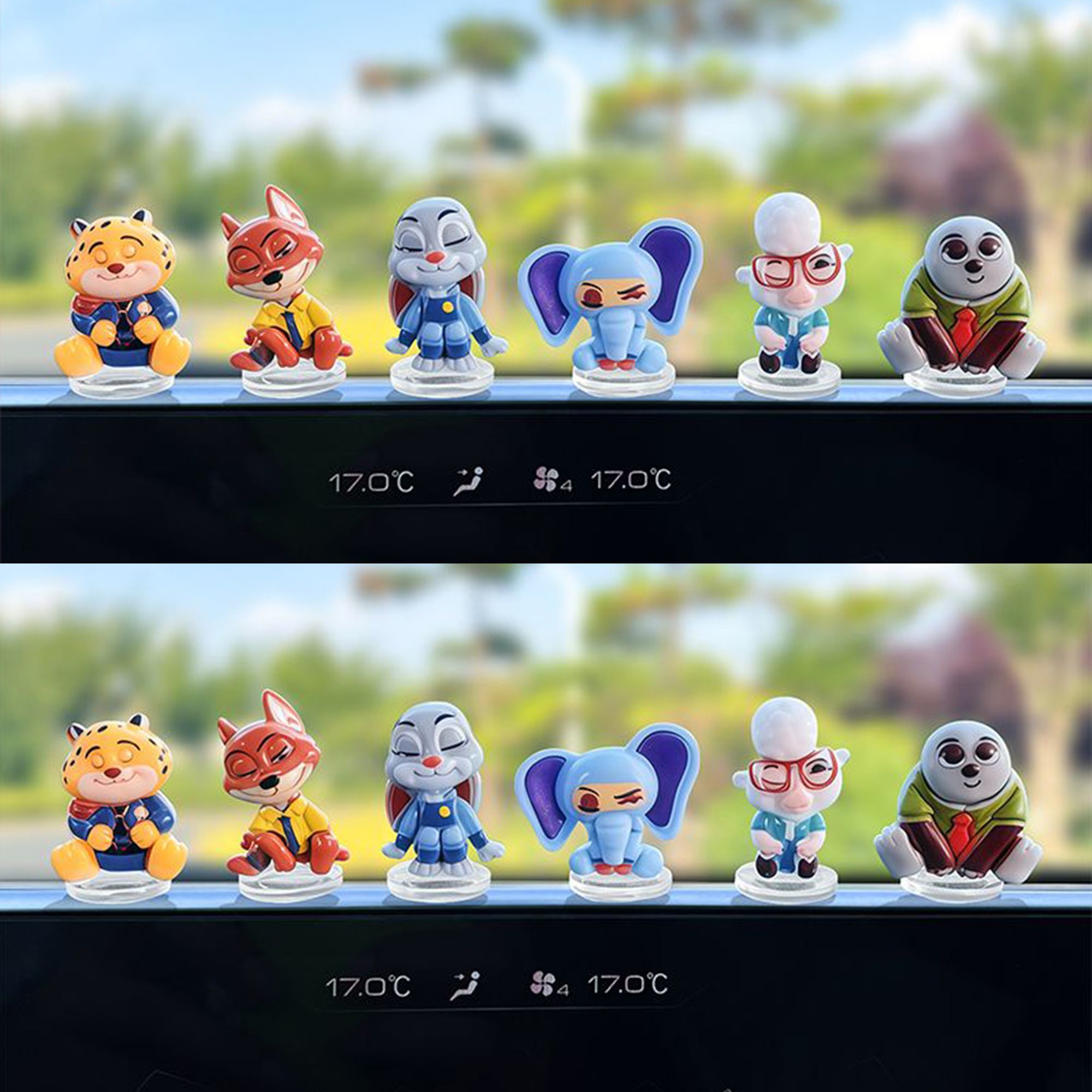 Car Accessories For Decoration - Zootopia cartoon car ornament for car