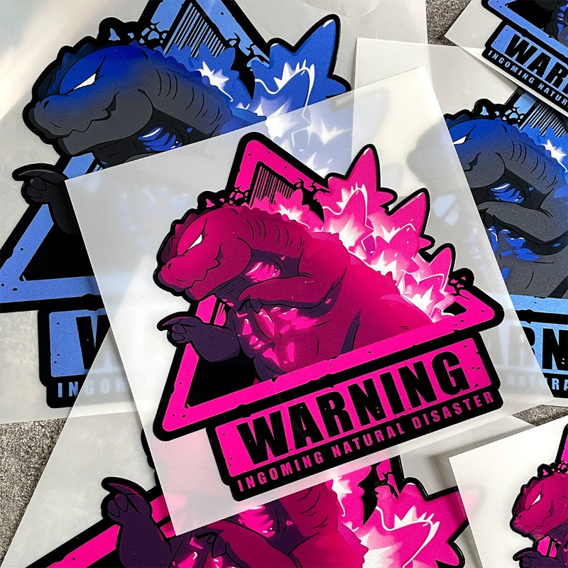 Car Accessories For Decoration - Hot Selling Car Stickers Monsters Godzilla