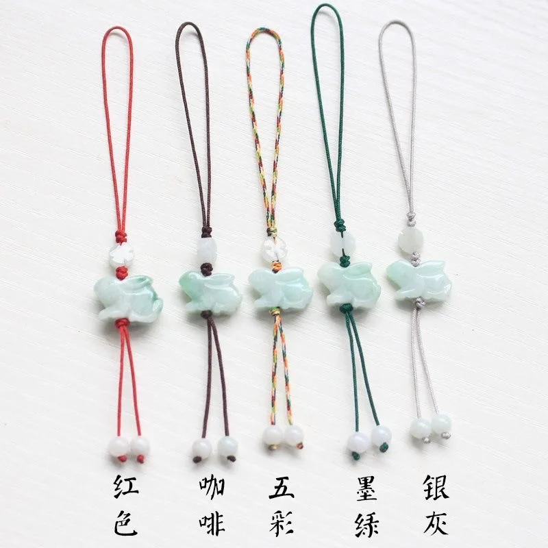 Car Accessories Gifts For Men - Customization Natural Emerald Chinese Rabbit DIY