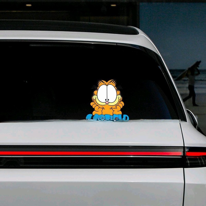 Creative cartoon cute Garfield - Car Accessories For Decoration ulasan dan harga