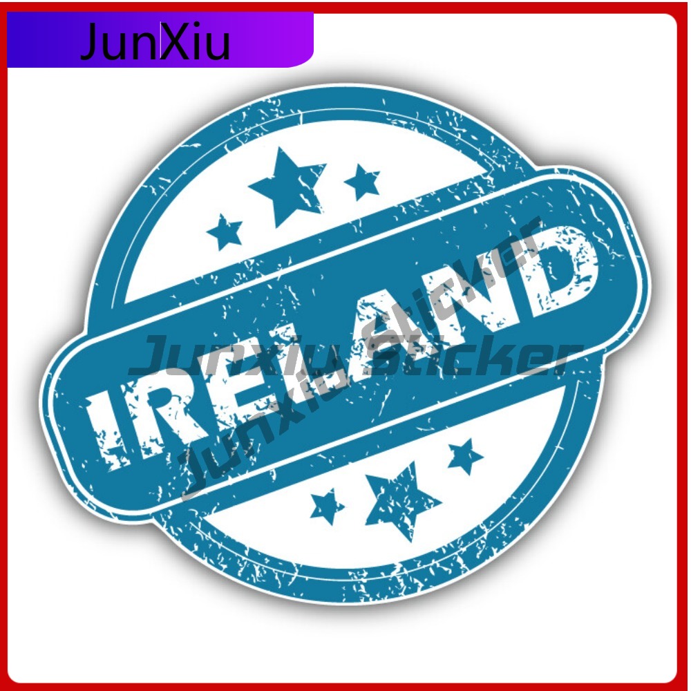 Ireland Creative Sticker Stamp - Car Accessories Ireland ulasan dan harga