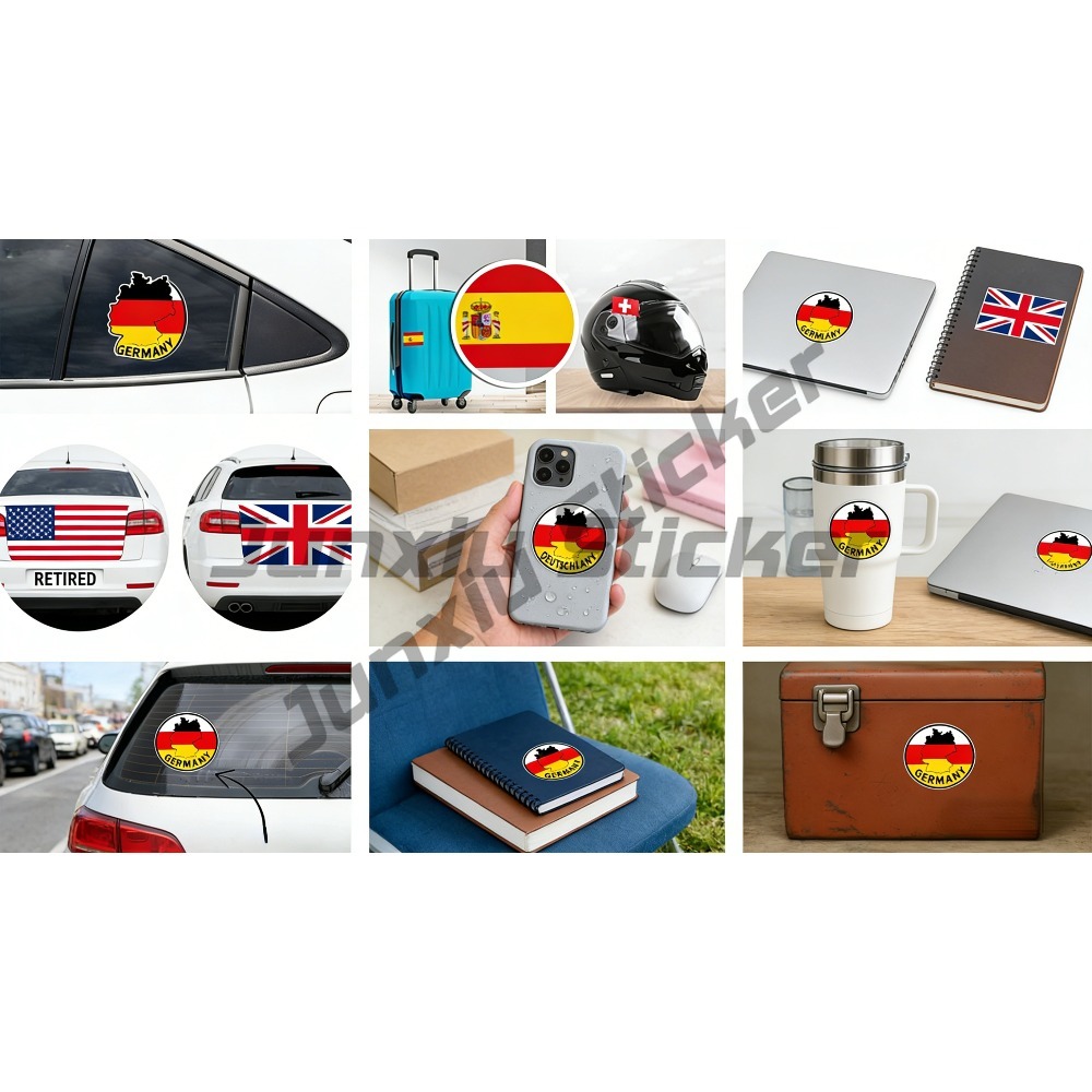 Ireland Creative Sticker Stamp - Car Accessories Ireland ulasan dan harga