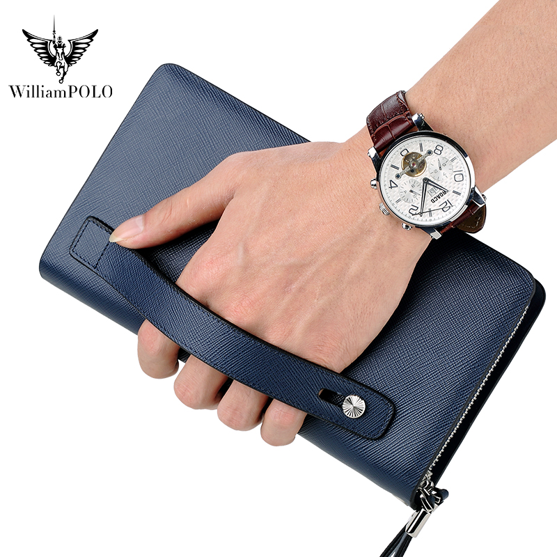 WILLIAMPOLO Luxury Men's Leath - Car Accessories Gifts For Men ulasan dan harga