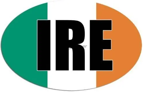 Ireland Flag Luck Clover Harp  - Car Accessories Ireland ulasan dan harga