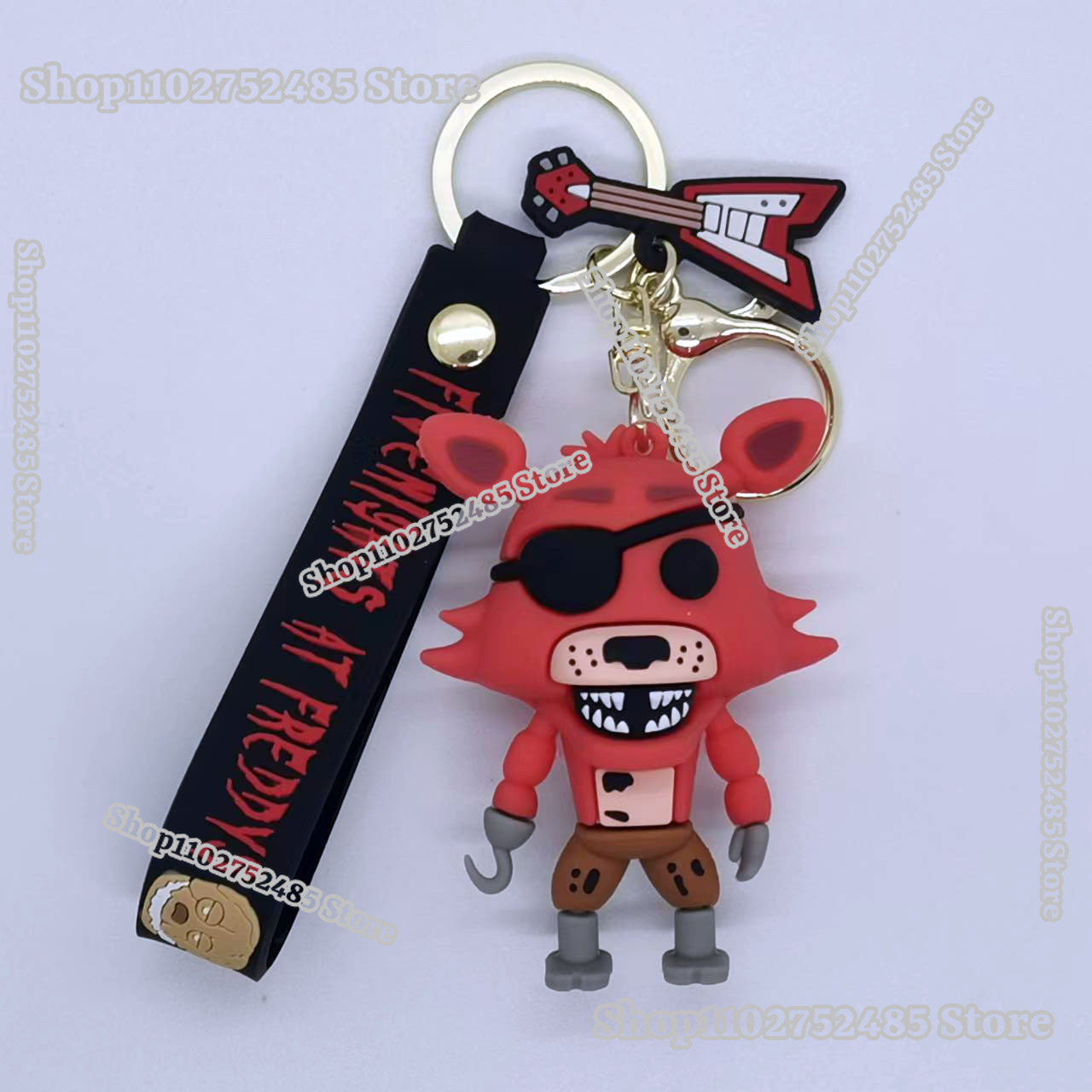 5pcs Cartoon Anime FNAF Figure - Car Accessories Gifts For Men ulasan dan harga