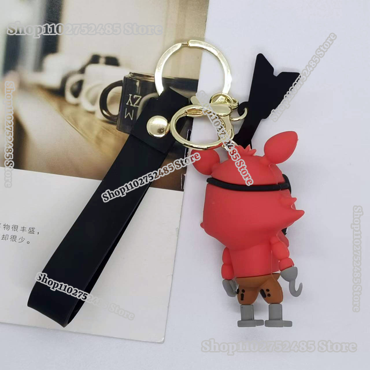 5pcs Cartoon Anime FNAF Figure - Car Accessories Gifts For Men ulasan dan harga