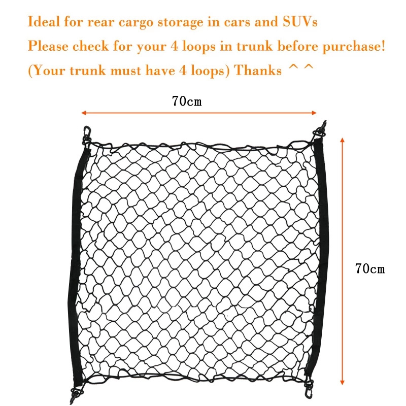 Car Trunk Network Mesh for Zee - Car Cargo Net Trunk ulasan dan harga
