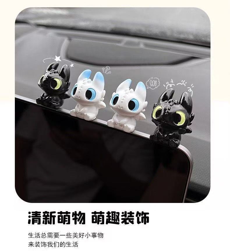 Cute toothless baby doll figur - Car Accessories For Decoration ulasan dan harga