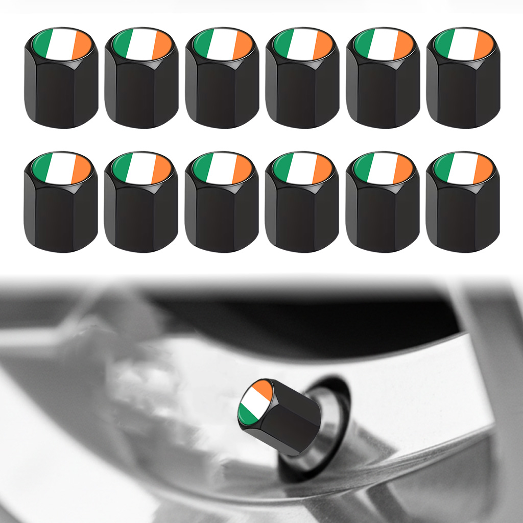 12Pcs Ireland Flag Valve Stem  - Car Accessories Ireland ulasan dan harga