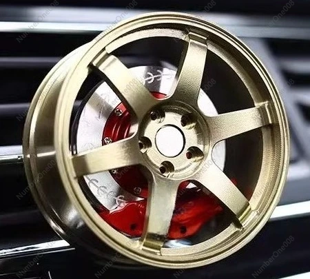 TE37 Wheel Rim Model Car Air F - Car Air Freshener Vent ulasan dan harga