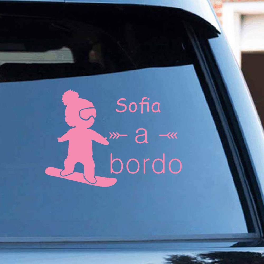 1pc Vinyl baby a bordo colorfu - Car Accessories For Decoration ulasan dan harga