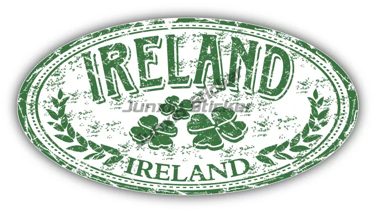 Vintage Irish Flag Vinyl Die-C - Car Accessories Ireland ulasan dan harga