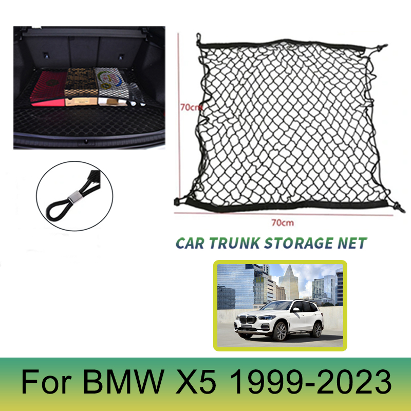 for BMW X5 iX5 E70 F15 G05 E53 - Car Cargo Net Trunk ulasan dan harga