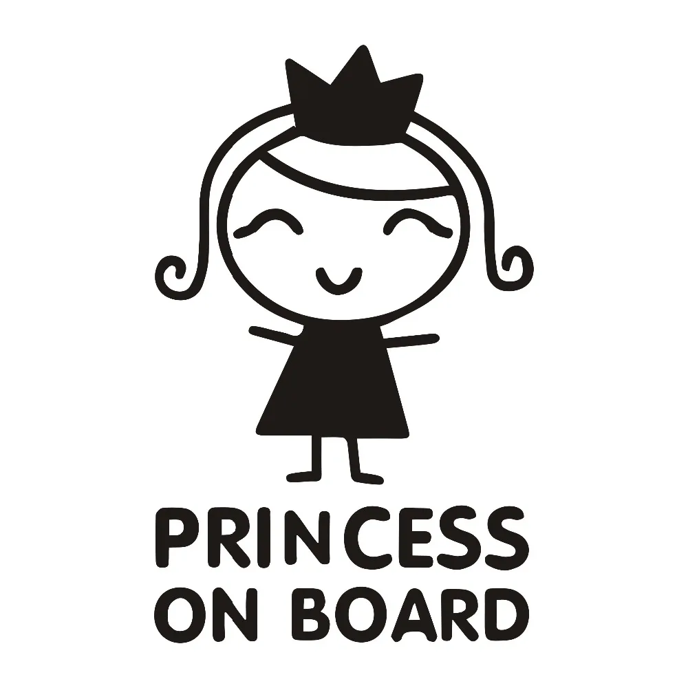 Car Stickers Personality Princ - Car Accessories Girl ulasan dan harga