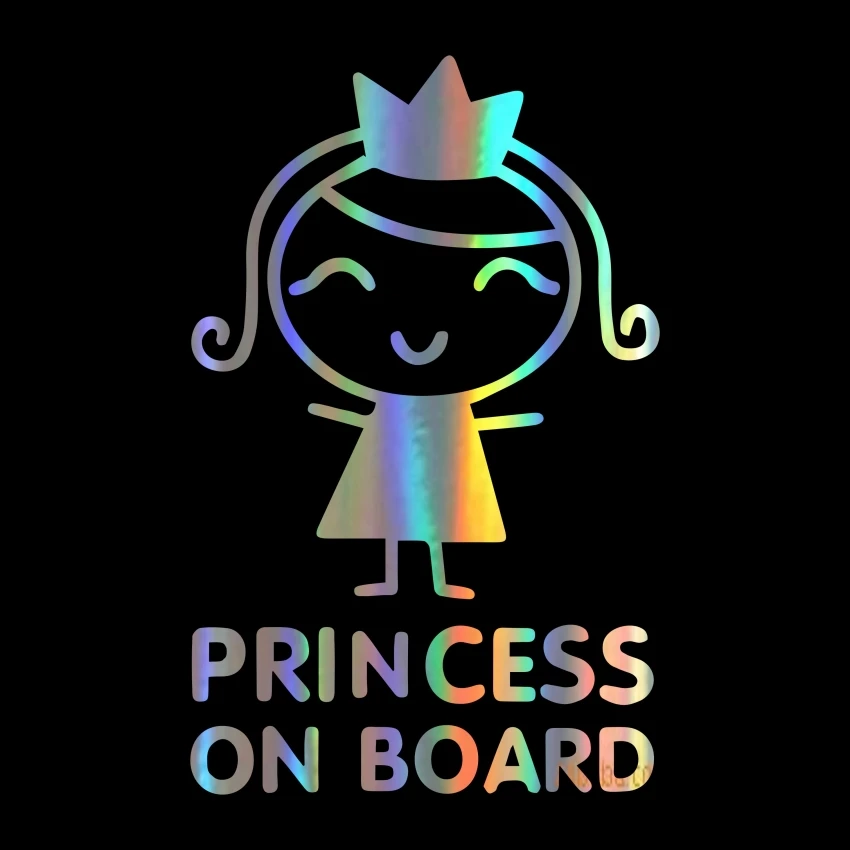 Car Stickers Personality Princ - Car Accessories Girl ulasan dan harga