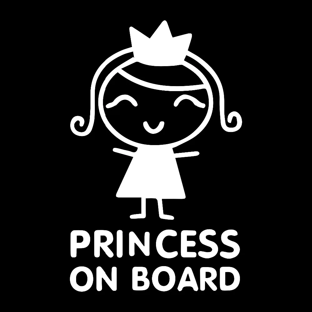 Car Stickers Personality Princ - Car Accessories Girl ulasan dan harga