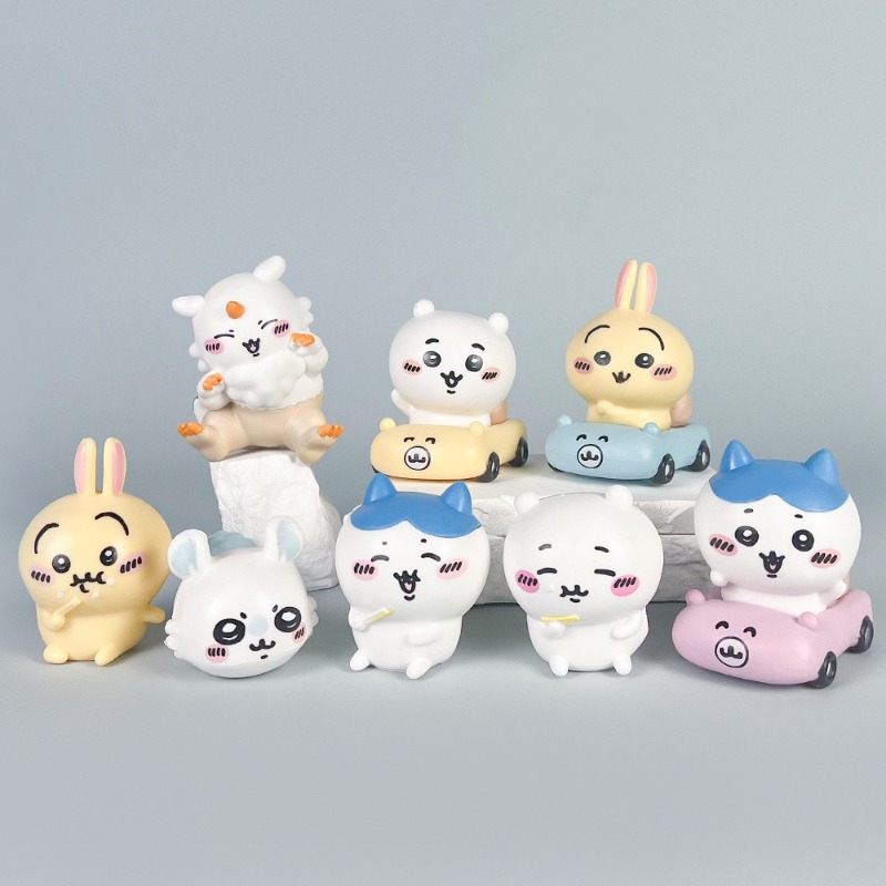 Trendy Figurines Hachiware Usa - Car Accessories For Decoration ulasan dan harga