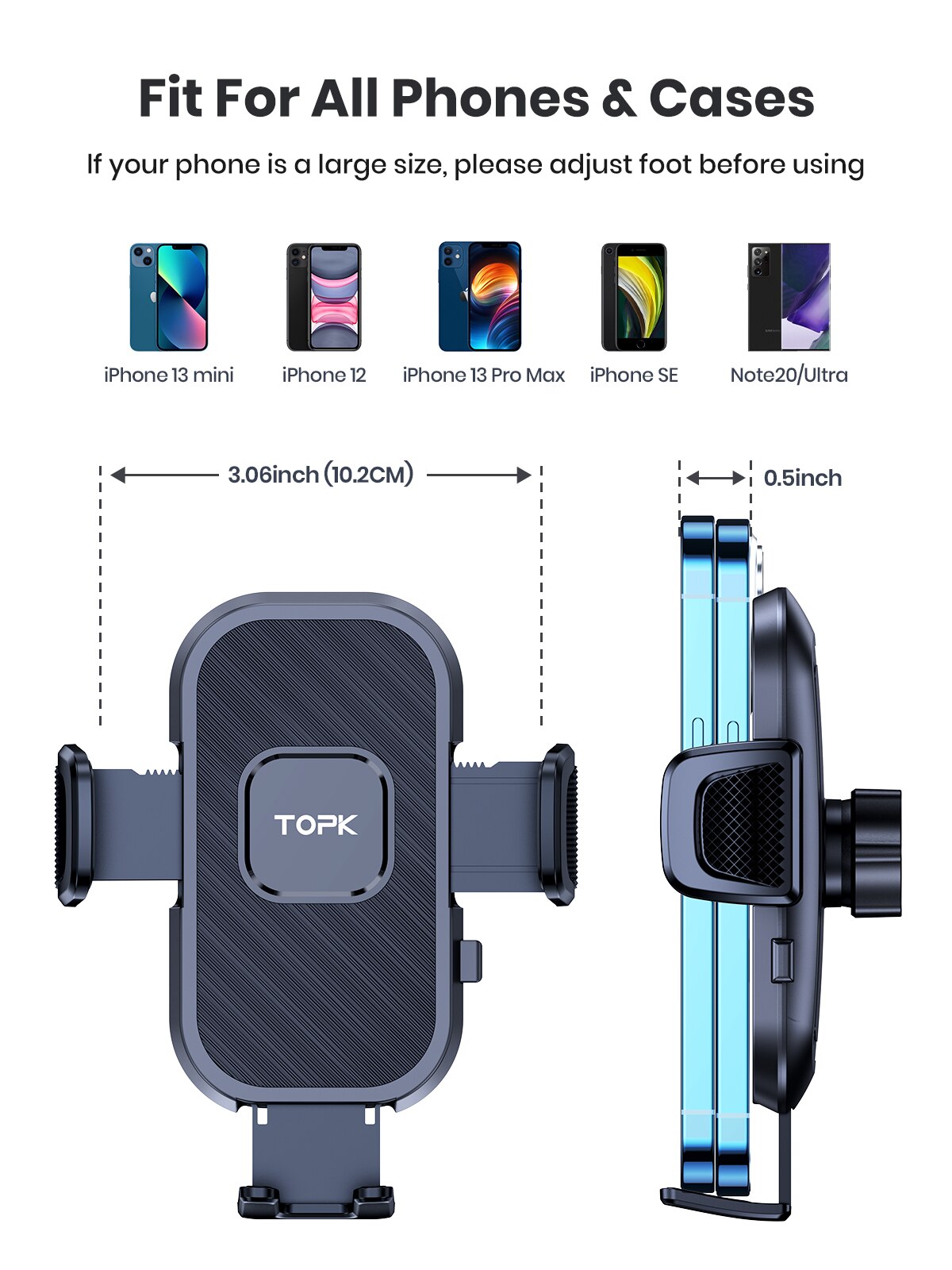 TOPK Car Phone Holder Gravity  - Car Accessories Xiaomi ulasan dan harga