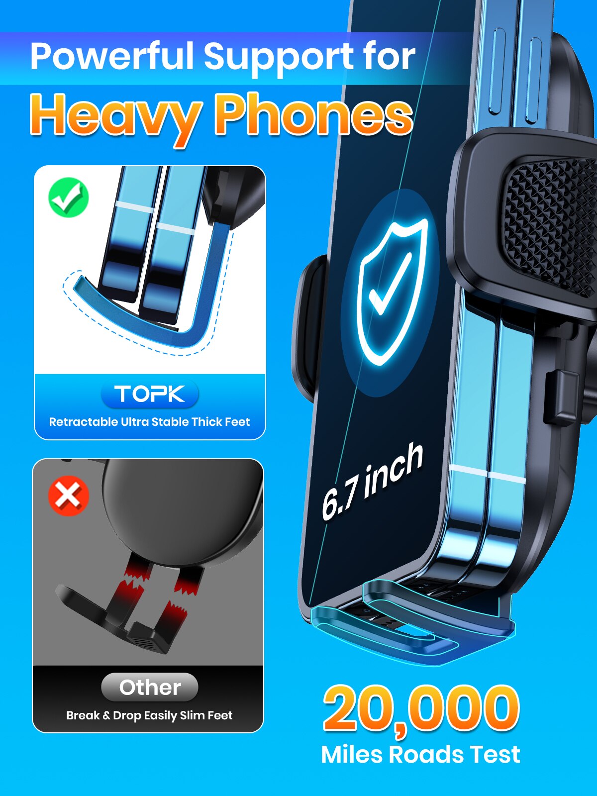 TOPK Car Phone Holder Gravity  - Car Accessories Xiaomi ulasan dan harga
