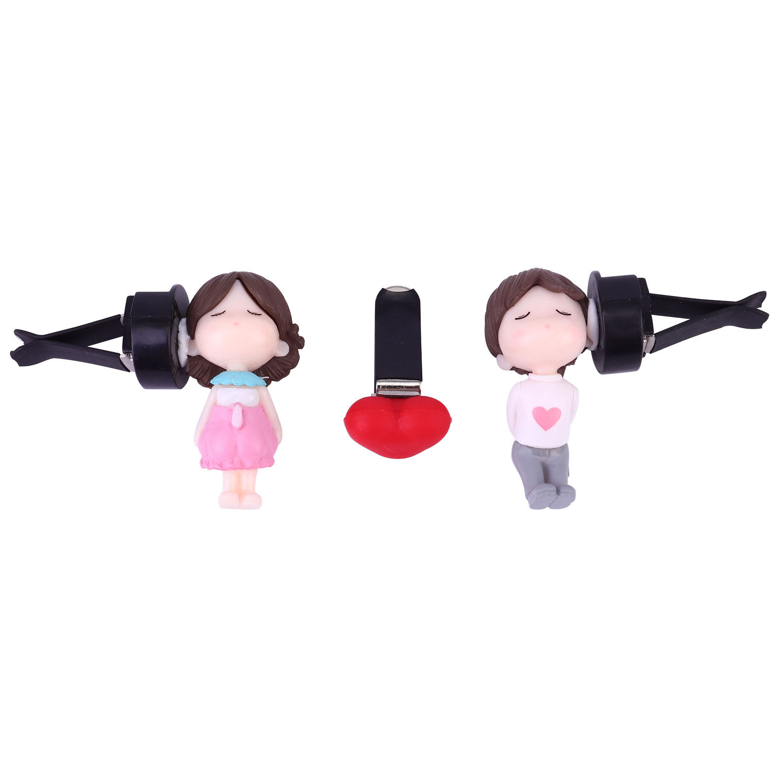 1Set Cute Couple Design Car Ar - Car Air Freshener Vent ulasan dan harga