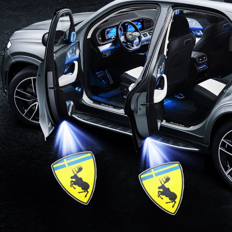 Car LED Door Welcome Lights La - Volvo Car Accessories Xc90 ulasan dan harga