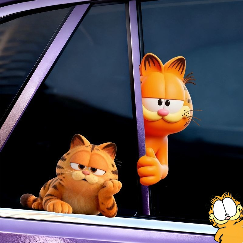 Garfield anime cartoon cute fu - Car Accessories For Decoration ulasan dan harga