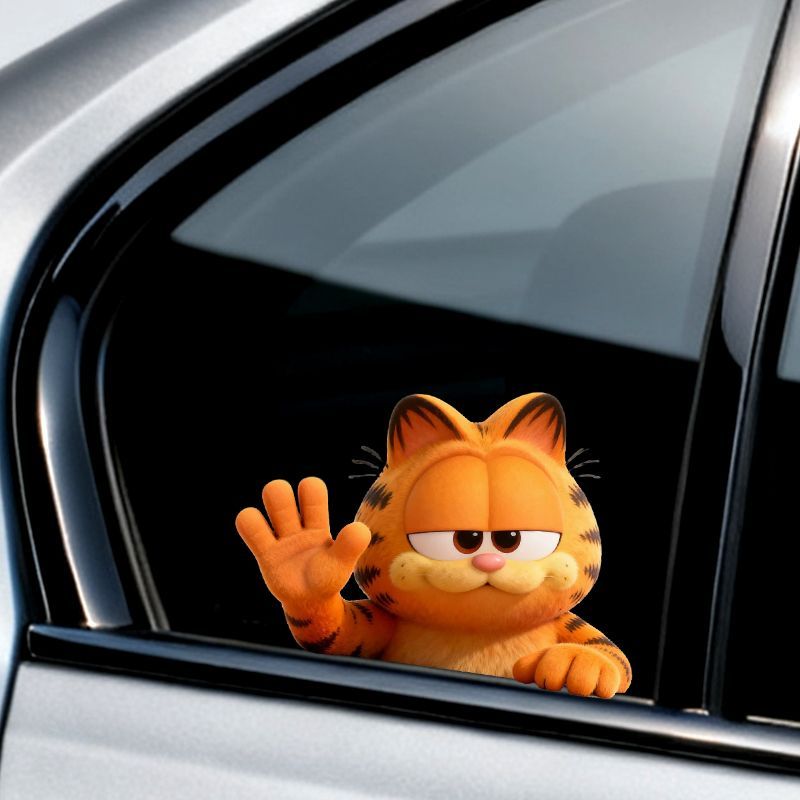 Garfield anime cartoon cute fu - Car Accessories For Decoration ulasan dan harga