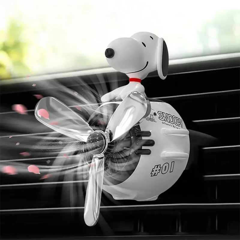 Kawaii Pilot Snoopy Car Aromat - Car Air Freshener Vent ulasan dan harga