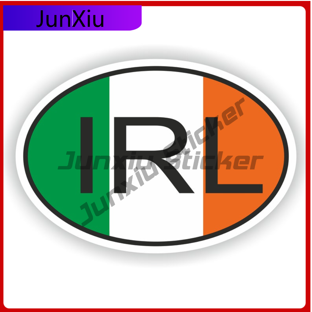 Ireland IRL Country Code Oval  - Car Accessories Ireland ulasan dan harga