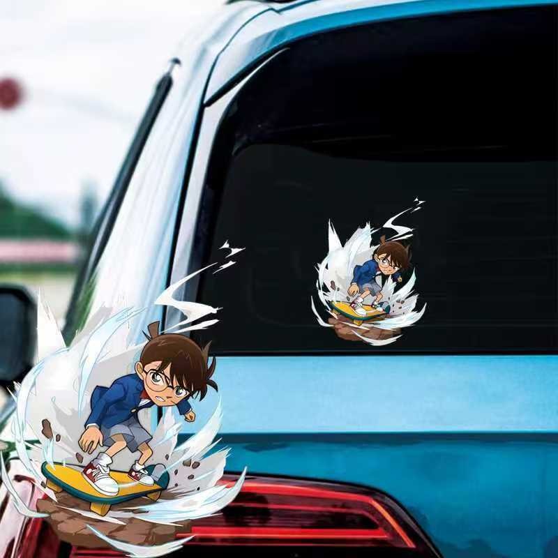 Detective Conan Cartoon Skateb - Car Accessories For Decoration ulasan dan harga