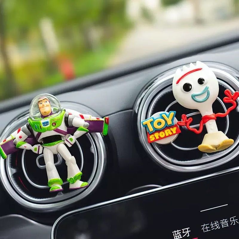Disney Toy Story Woody Buzz Li - Car Air Freshener Vent ulasan dan harga
