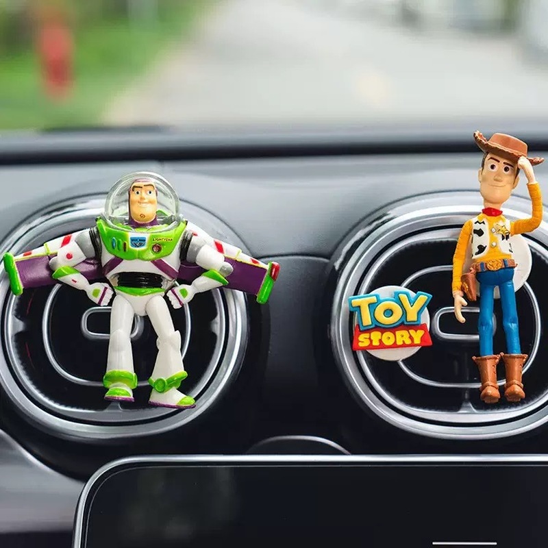 Disney Toy Story Woody Buzz Li - Car Air Freshener Vent ulasan dan harga