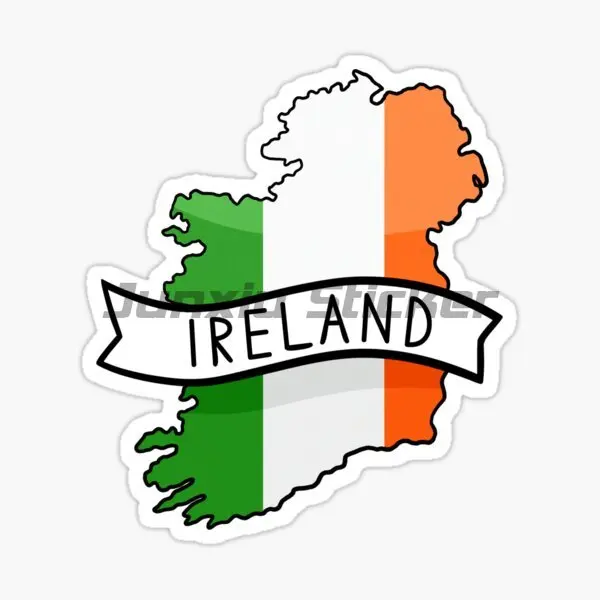 IRL Ireland Flag Map Four Leaf - Car Accessories Ireland ulasan dan harga