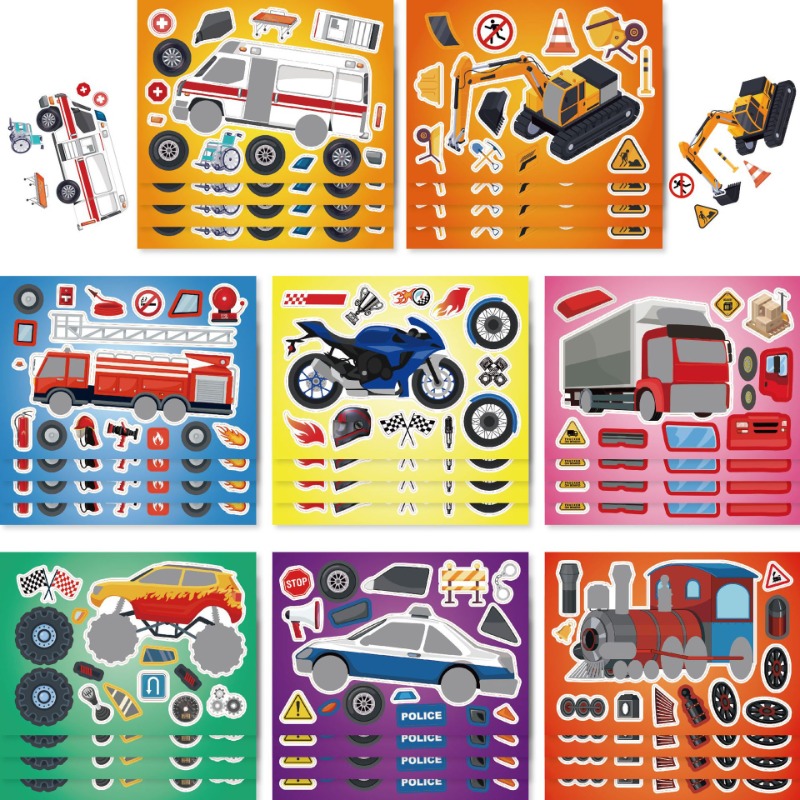 8Sheets Engineering Vehicle St - Car Accessories Girl ulasan dan harga