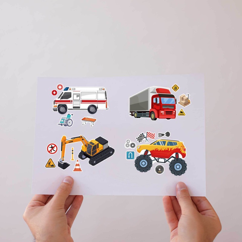 8Sheets Engineering Vehicle St - Car Accessories Girl ulasan dan harga