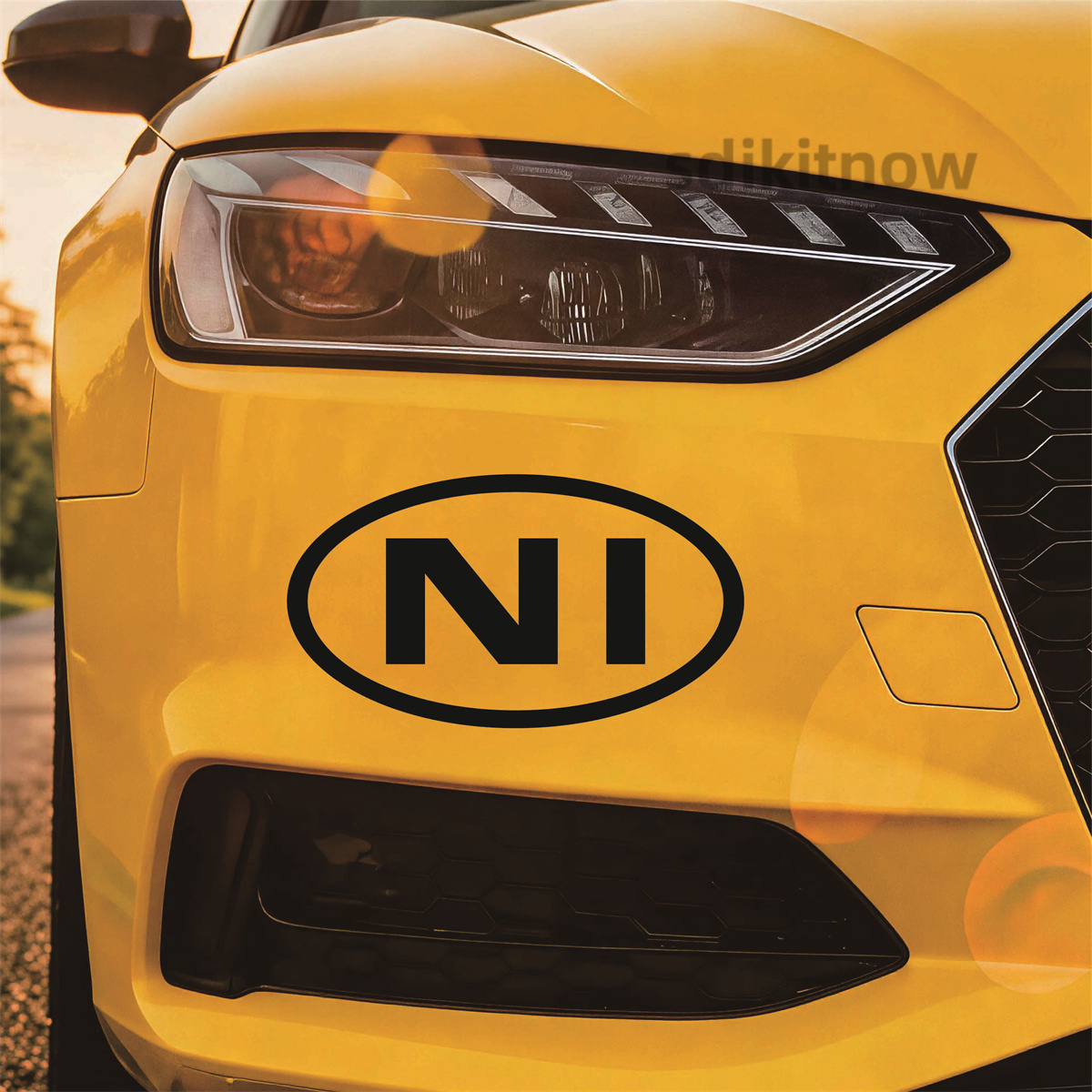 Oval Northern Ireland NI Lette - Car Accessories Ireland ulasan dan harga