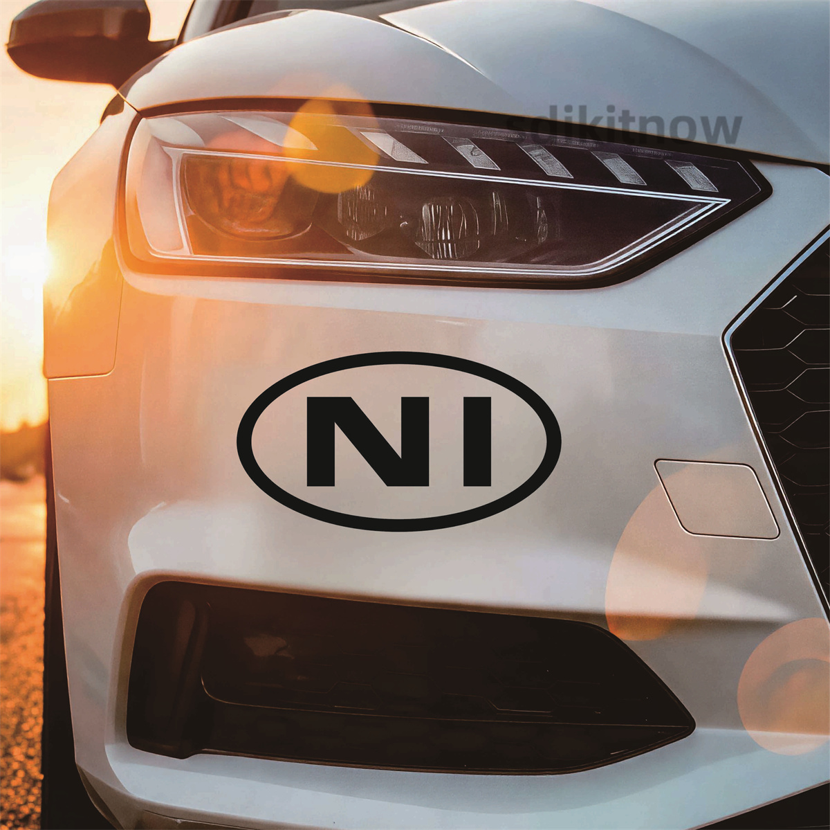 Oval Northern Ireland NI Lette - Car Accessories Ireland ulasan dan harga