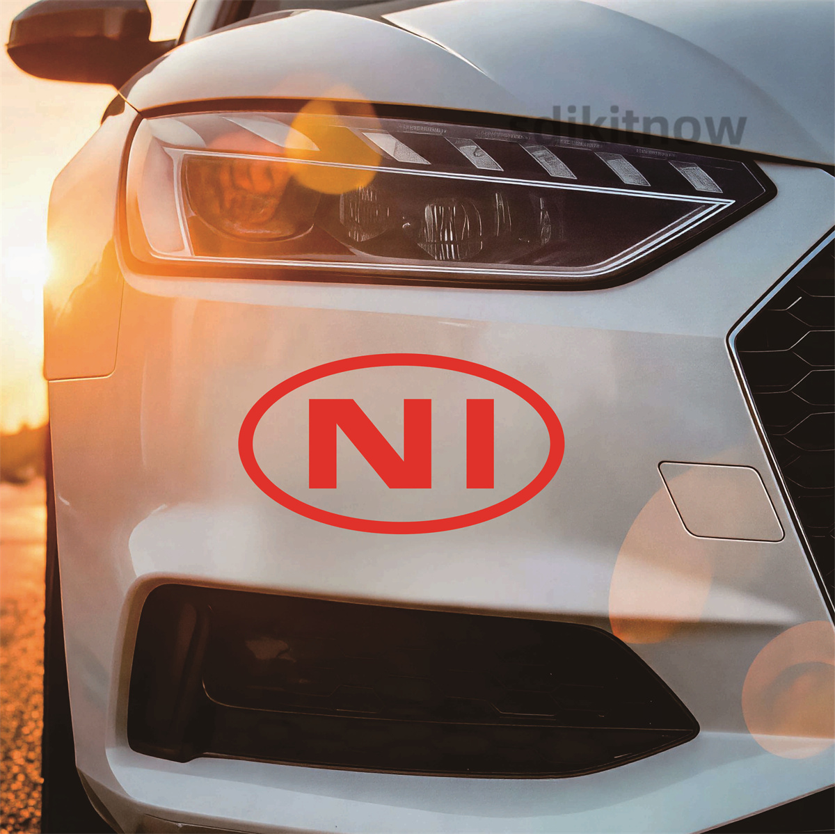 Oval Northern Ireland NI Lette - Car Accessories Ireland ulasan dan harga