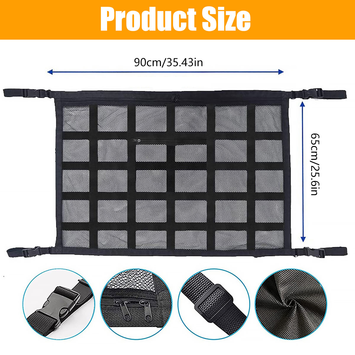 Car Ceiling Cargo Net Strong L - Car Cargo Net Trunk ulasan dan harga