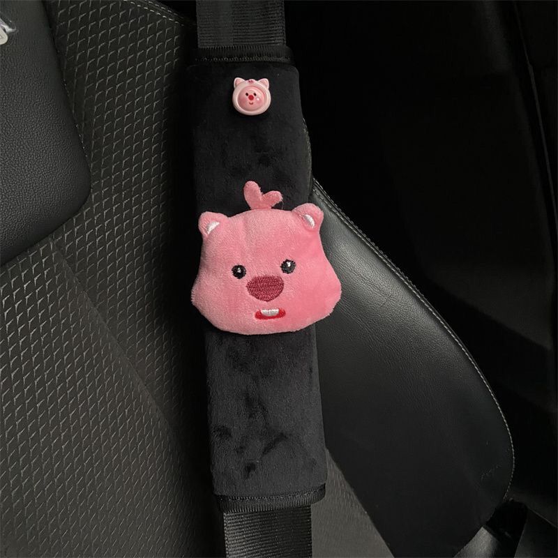 Car Seat Belt Decoration Plush - Car Accessories Girl ulasan dan harga