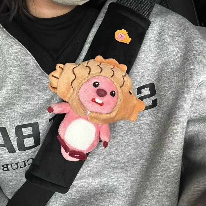 Car Seat Belt Decoration Plush - Car Accessories Girl ulasan dan harga