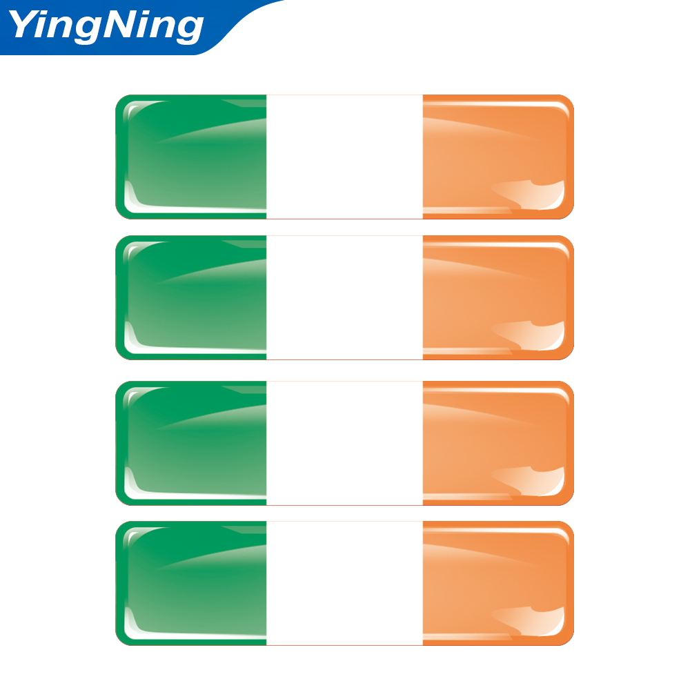 4Pcs Ireland Flag Car Sticker  - Car Accessories Ireland ulasan dan harga