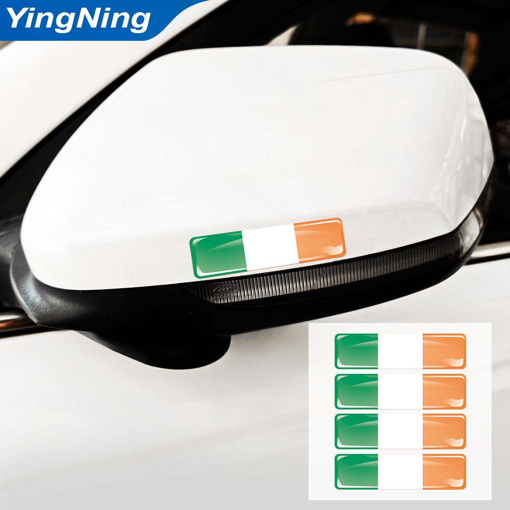 4Pcs Ireland Flag Car Sticker  - Car Accessories Ireland ulasan dan harga