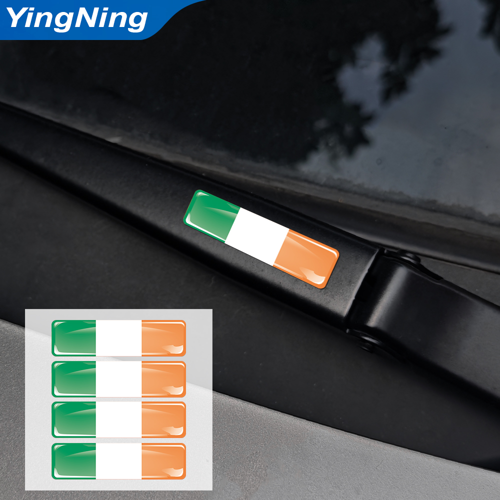 4Pcs Ireland Flag Car Sticker  - Car Accessories Ireland ulasan dan harga