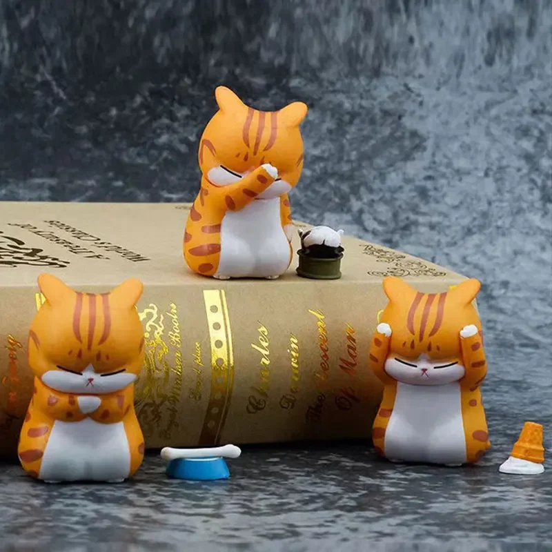 Thinking Cat Blind Box Cute An - Car Accessories Girl ulasan dan harga