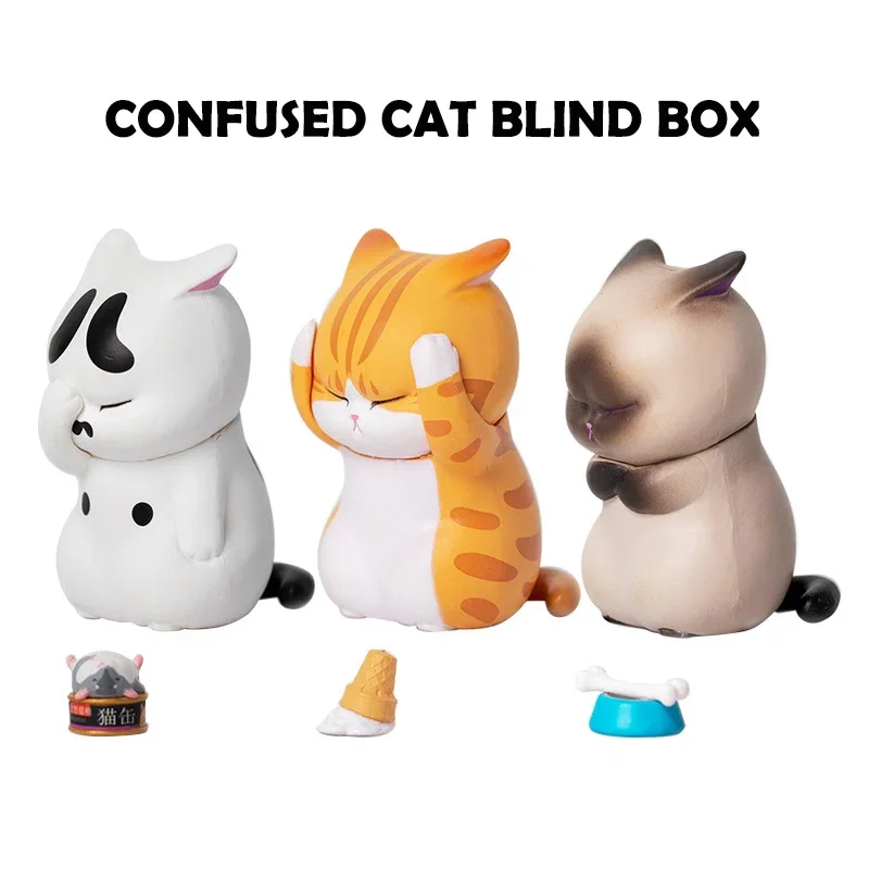 Thinking Cat Blind Box Cute An - Car Accessories Girl ulasan dan harga